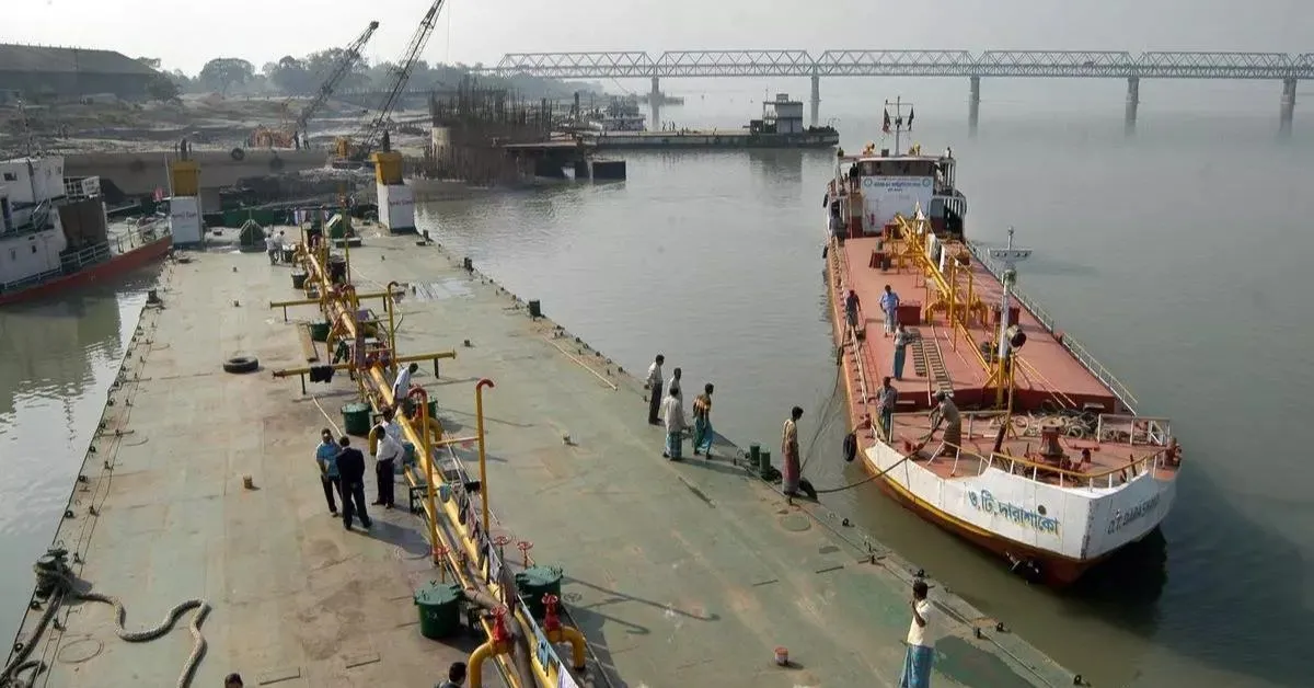 Pandu Port ship repair facility office building construction at Pandu