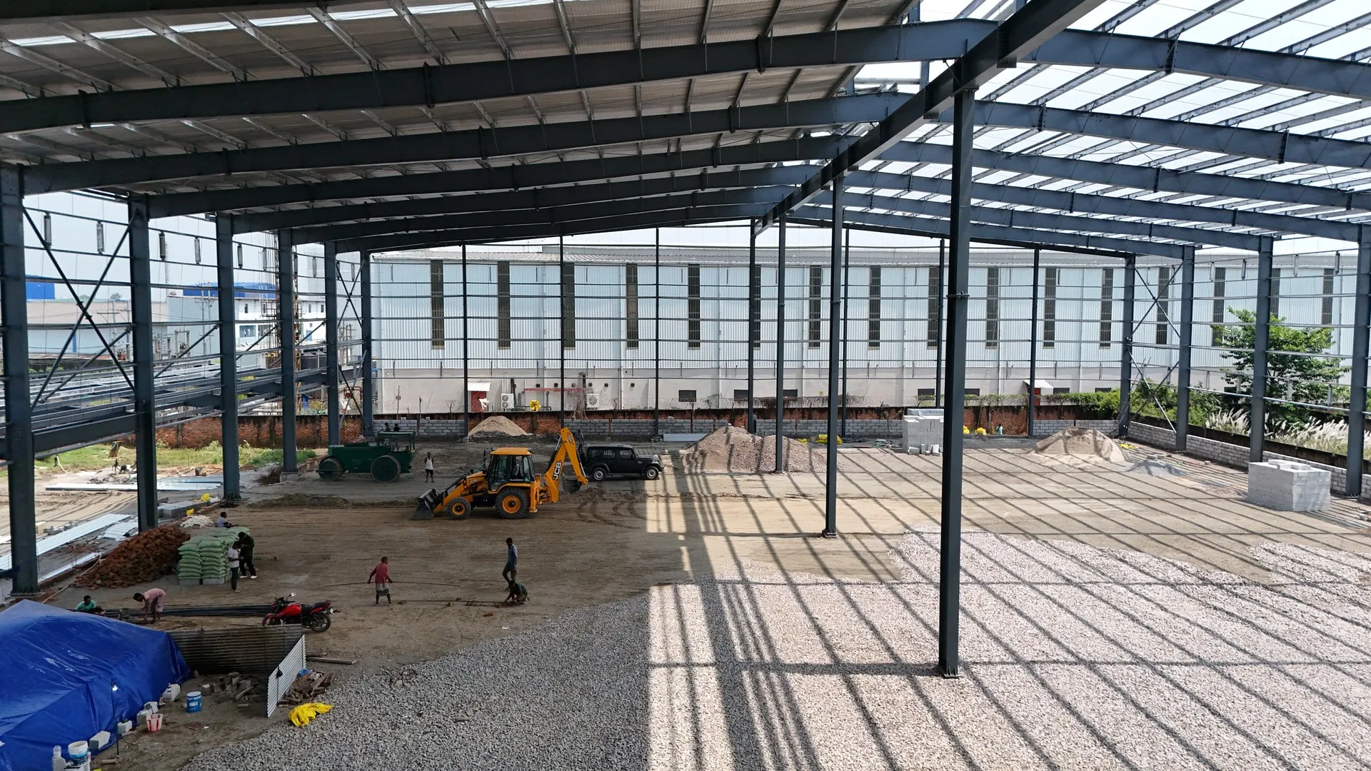 High-volume warehouse flooring and subgrade preparation